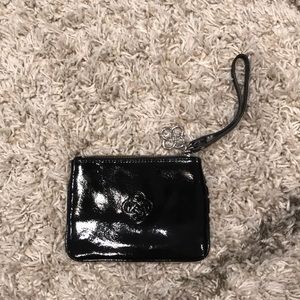 Stella and Dot patent leather wristlet